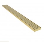 Lauxes Aluminium Next Generation 26 Floor Grate Matte Yellow Gold 300*100*26mm Lauxes Aluminium Next Generation 26 Floor Grate Matte Yellow Gold 300*100*26mm